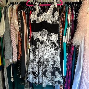 Black and white dress